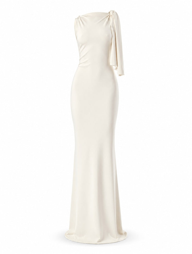 Ivoire One-Shoulder Gown