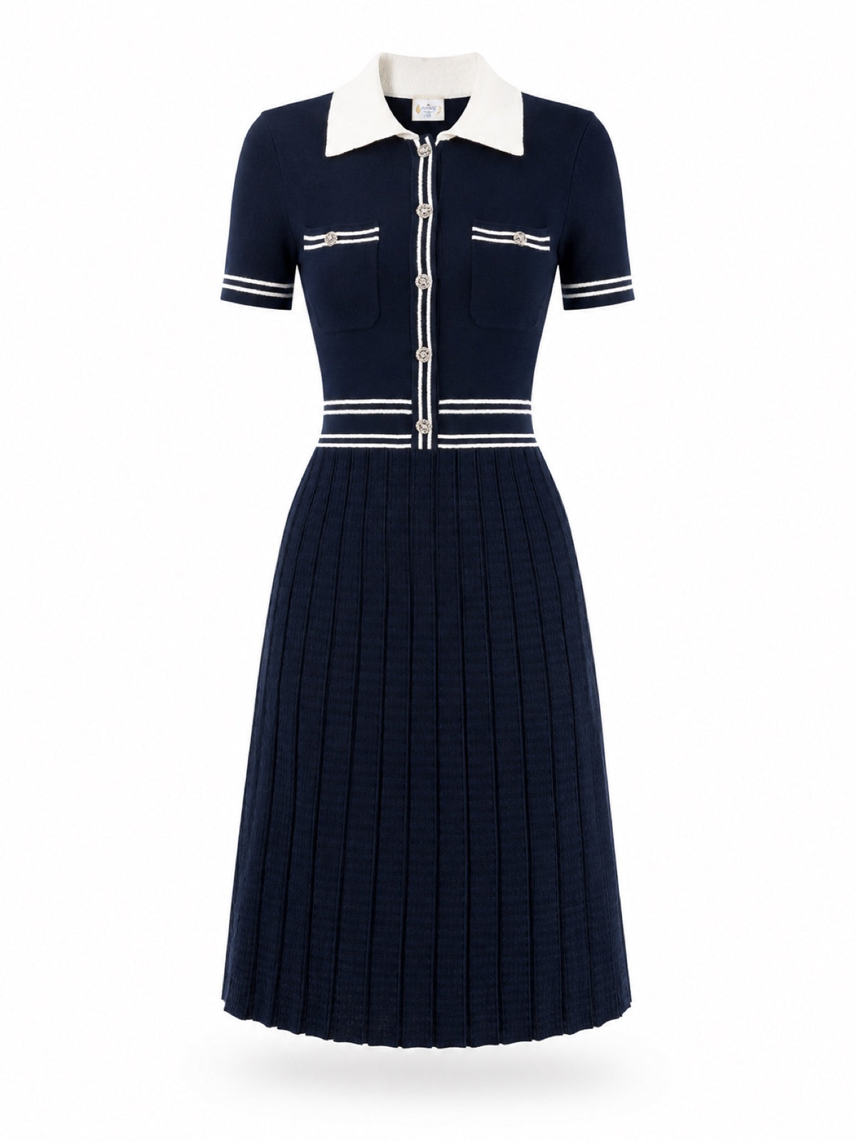 Nautique Polo Midi Dress