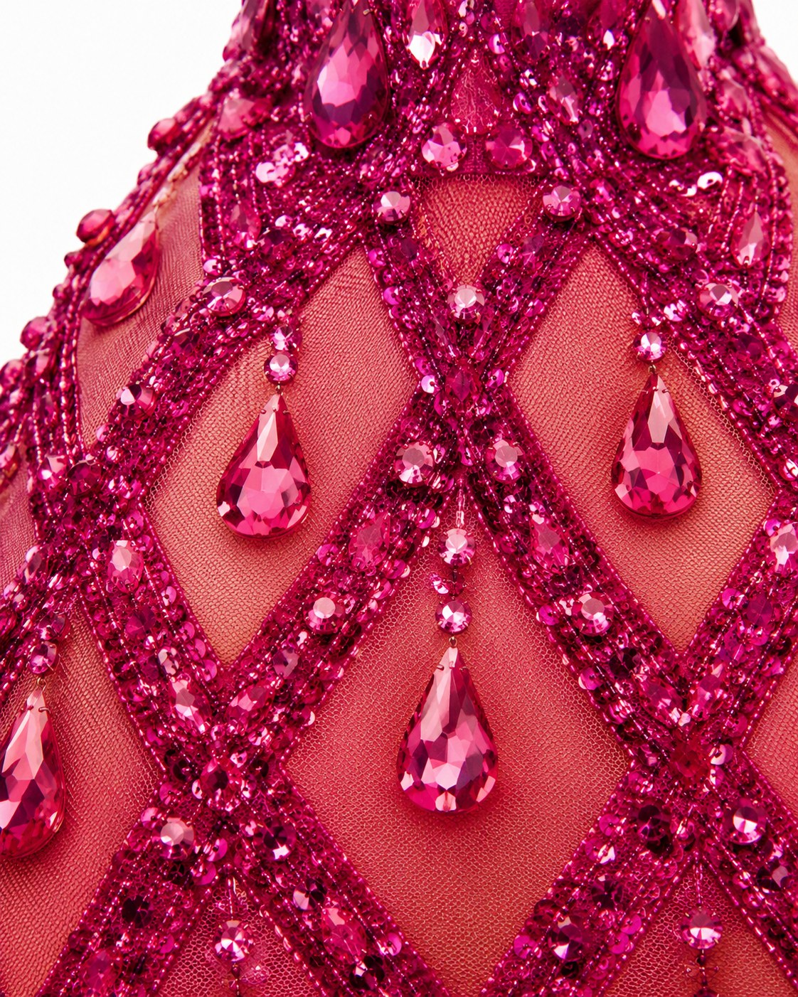 Orchidée Beaded Halter Gown