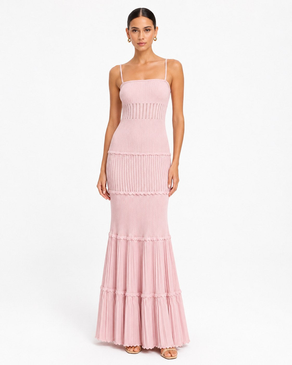 Pivoine Pleated Gown