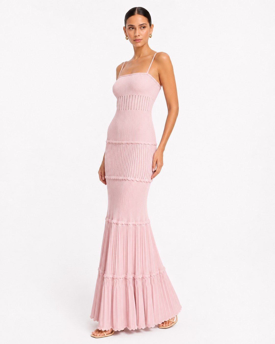 Pivoine Pleated Gown