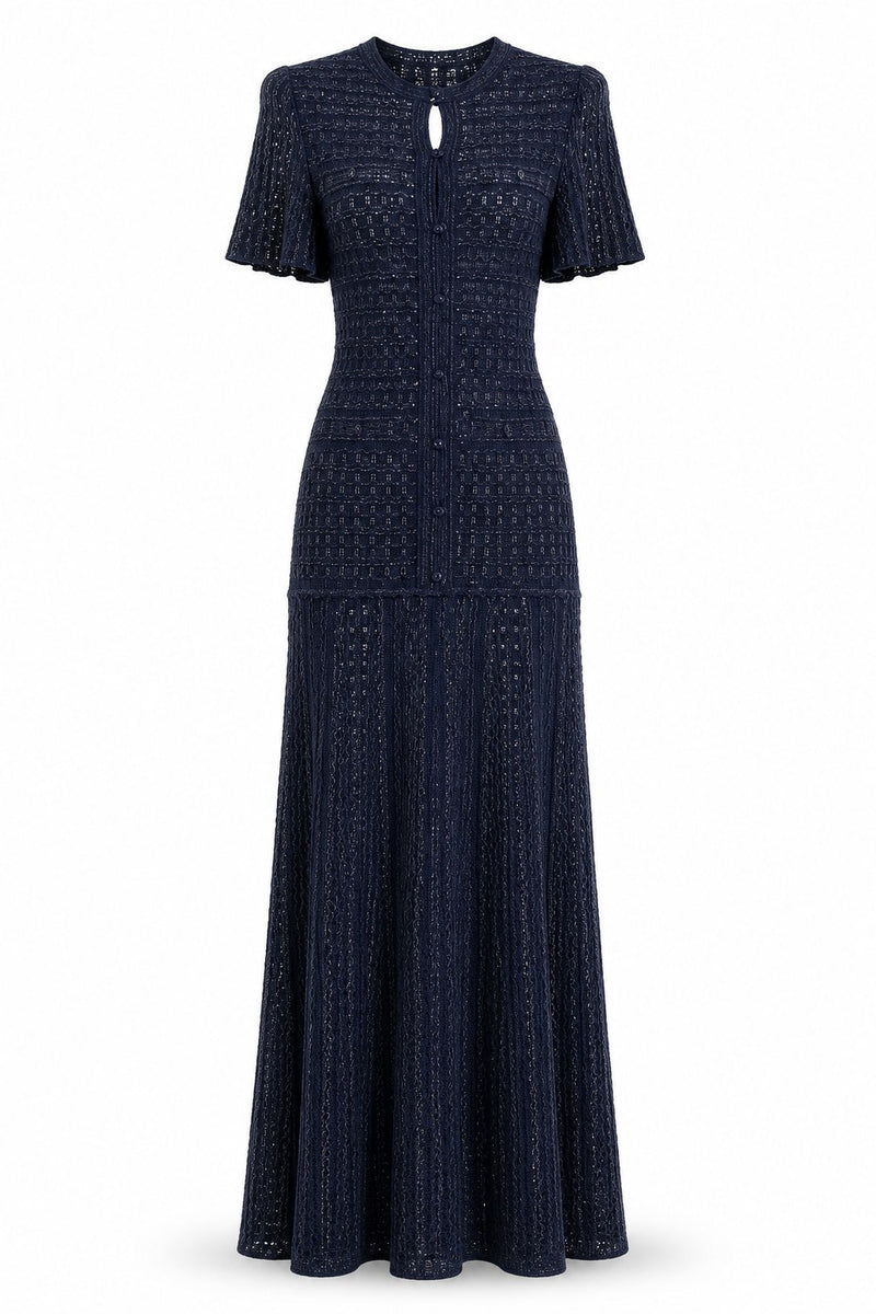 Port-Cros Button Maxi Dress