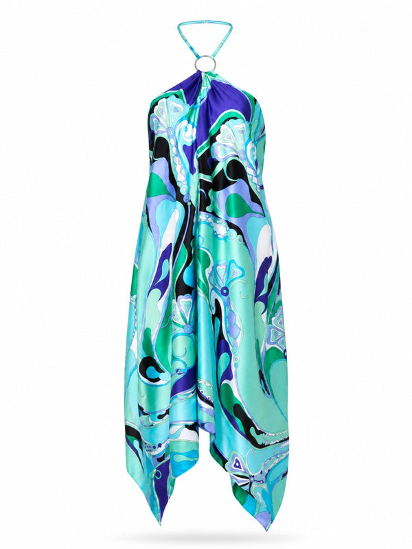 Portofino Scarf Halter Dress