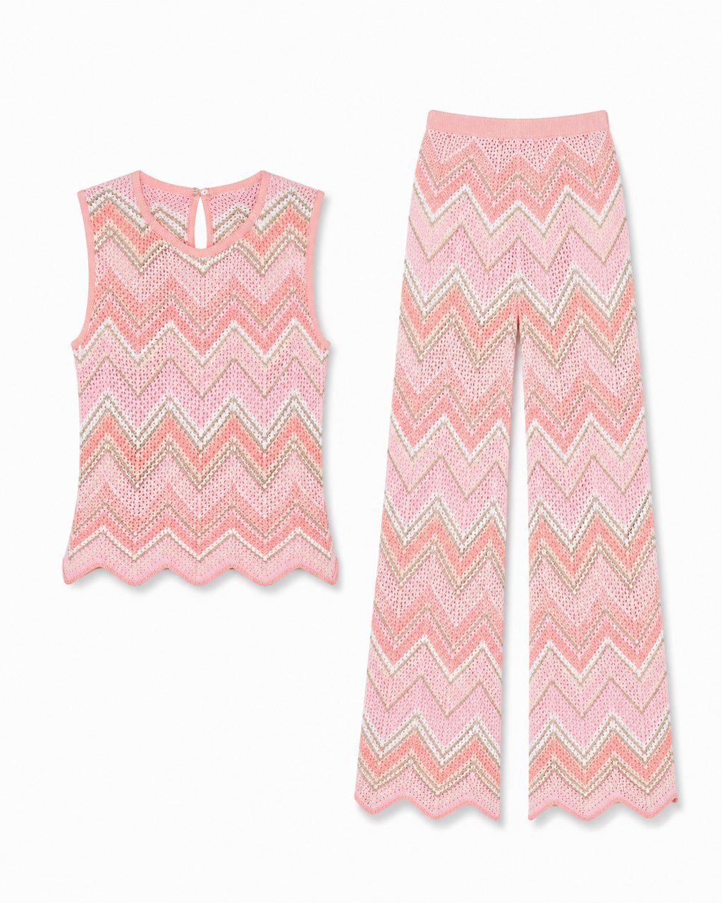 Ramatuelle Chevron Knit Set