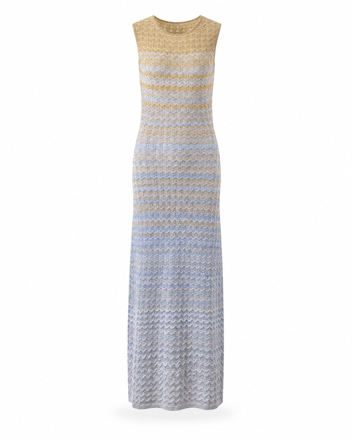 Salernes Chevron Knit Maxi Dress