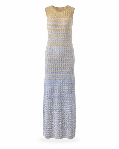 Robe longue en maille chevron Salernes