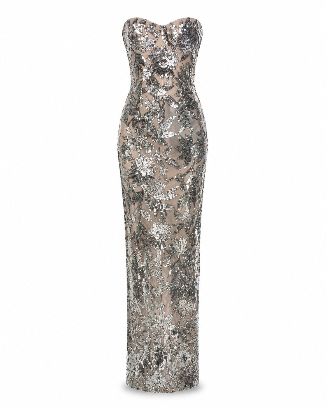 Robe longue Seillans à sequins