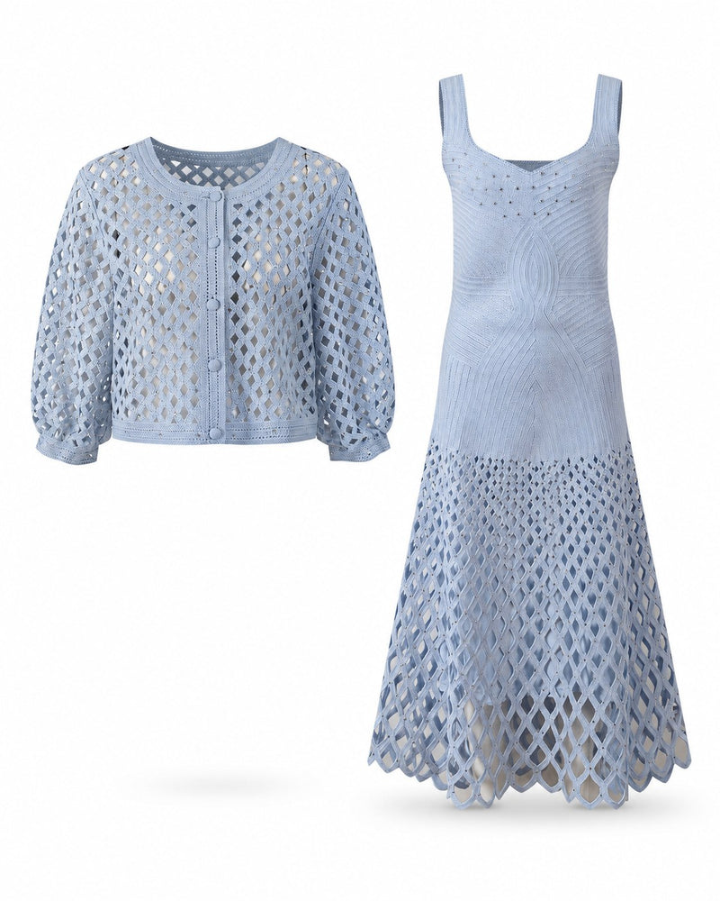Ensemble Tourtour en crochet