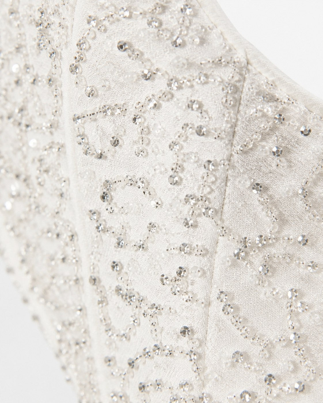 Robe courte à perles Villecroze